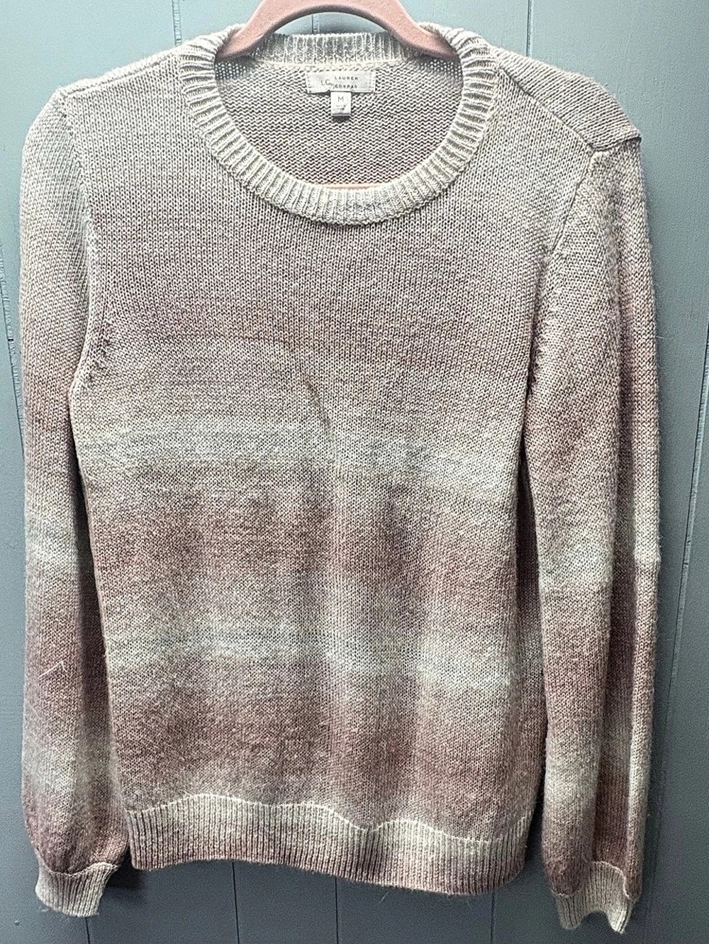 LC Lauren Conrad Women's Abstract Knit Sweater Size Medium